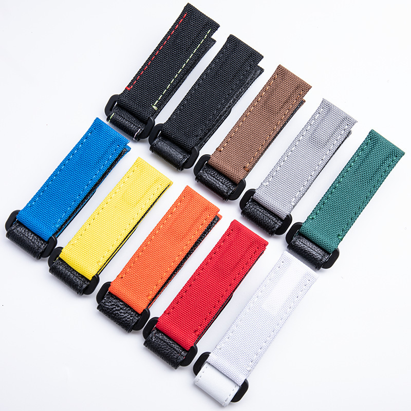 Precision nylon magnetic tape canvas watch strap 250804
