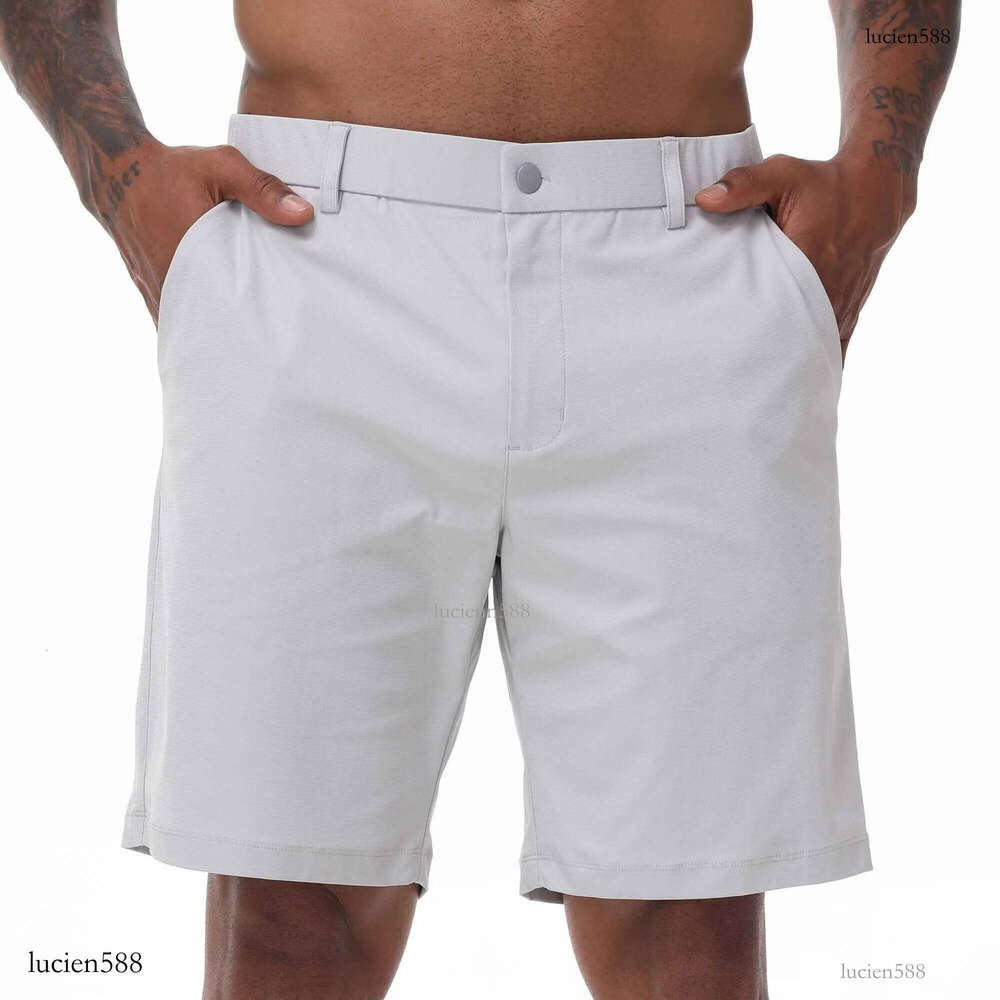 Mens Cargo Trendy Shorts Casual Elegant Golf Pants Stretch Waist Work Dress Shorts with Concealed-Type Zipper Side PocketsX240921