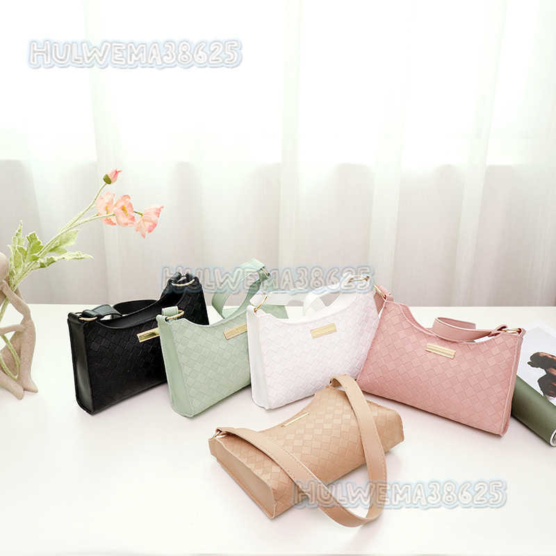 Womens Bag 2025 Spring Summer New Trendy Fashion Plaid Gold Label Underarm Bag Shoulder Bag H250804