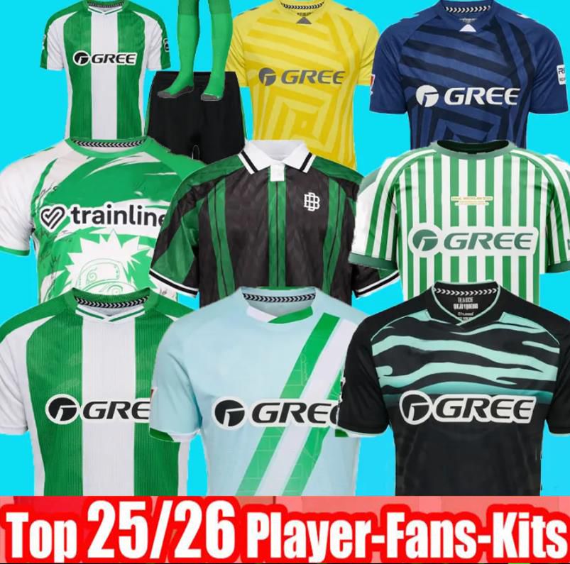25 26 ReAl BeTis Soccer Jerseys JOAQUIN JUANMI FEKIR B.IGLESIAS AYOZE special edition L.HENRIQUE WILLIAM PEZZELLA ISCO ANTONY Football Shirts Men Uniforms Kids