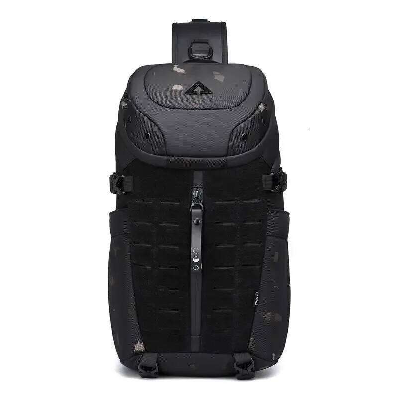 Chest Cross bag men Waterproof USB Crossbody Bag Anti-Theft Short Travel Messenger Sling Fashion Designer