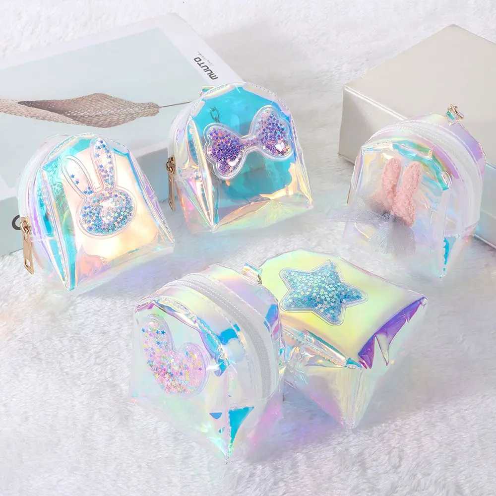 Cartoon Women Girls Mini Backpack Zipper Coin Purse Keys Pouch Card Holder Wallet Money Bags Earphone Storage Package Kids Gifts G250802