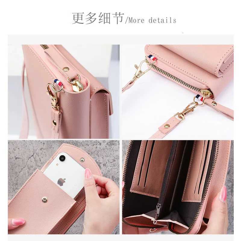 New Model Mobile Phone Bag - Trendy and Versatile Korean-style Mini Crossbody Bag Large Capacity Multi-slot Wallet - Womens Bag G250802