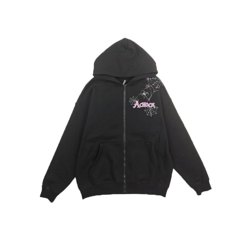 Zip-Up Hooded Sweatshirt with Soft Comfort Fabric for Fall Color, pattern, and style can be customized