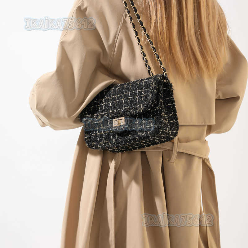 Trend Small Square Bag 2025 New Autumn Bag Women Chain Personality Crossbody Bag Casual Simple Shoulder Bag H250804