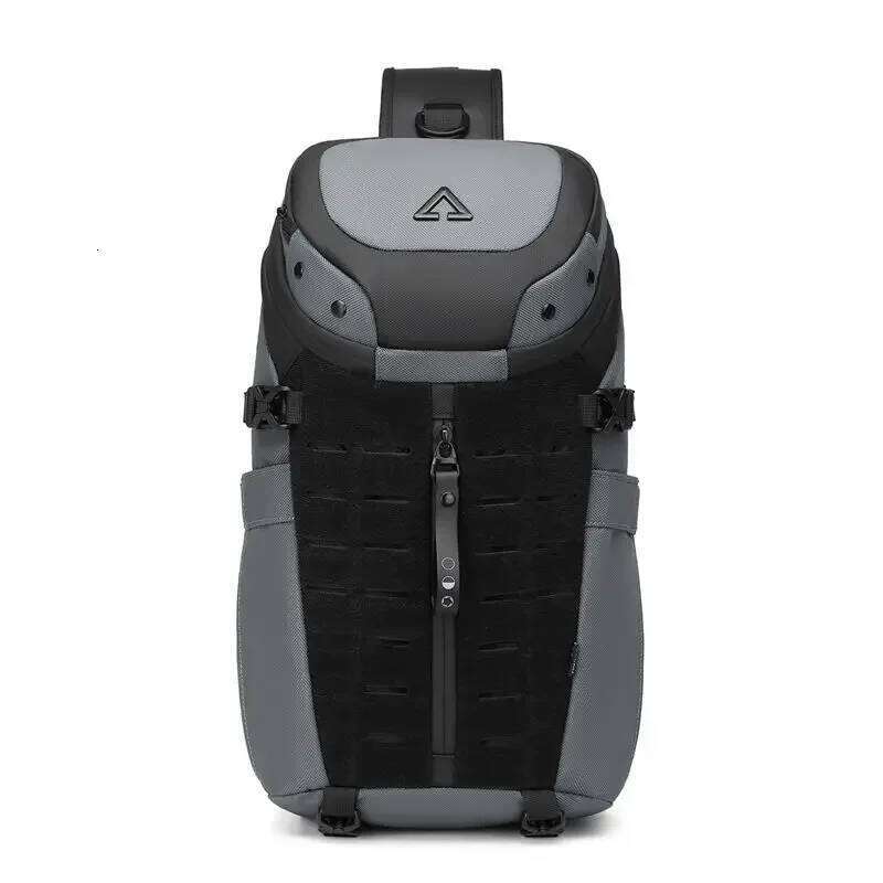 Chest Cross bag men Waterproof USB Crossbody Bag Anti-Theft Short Travel Messenger Sling Fashion Designer