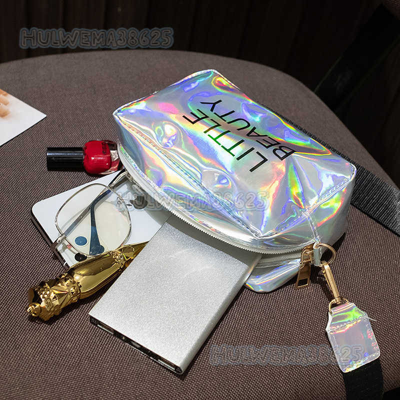 2025 Spring New Coin Purse with Printed Cool Laser Phone Bag for Women H250804