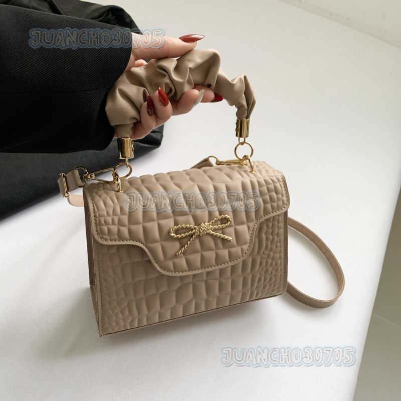 Small Square Bag Casual Personality Single Shoulder Underarm Bag 2025 Early Spring New Style Elegant Fashion Simple Crossbody Handbag H250804