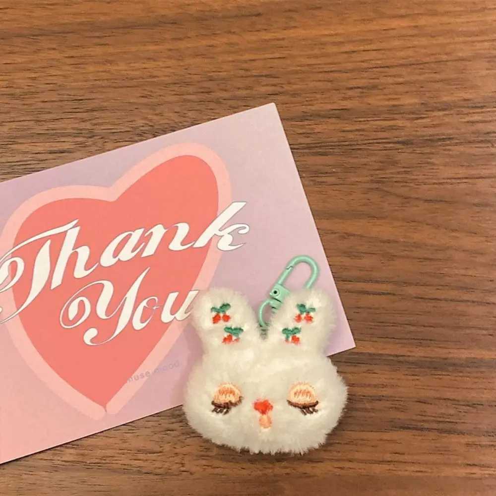 Cartoon Plush Doll Pendant Cute Bunny Brooch Doll Bear Frog Bag Pendant Diy Keychain G250802
