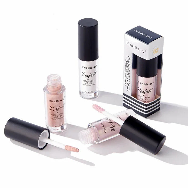Liquid Highlighter Face Contouring Pearlescent Makeup Brightener Bronzer Glow Body Face Contour Shimmer Cosmetics 250730