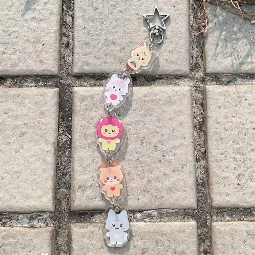 100% Authentic Brand New Original KPOP ZEROBASEONE Cute Cartoon Acrylic Keyring Miyeon Sohee Wonbin Jiwoong Matthew Keychains Bag Accessories Fans Gif