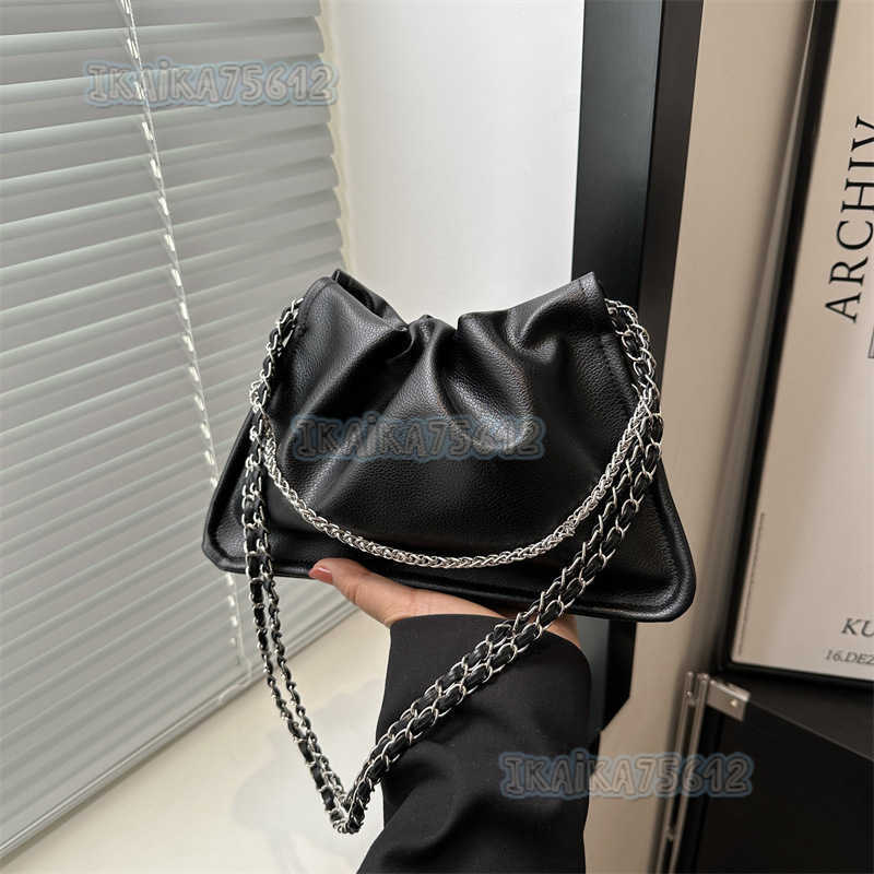 Trendy Bags for Women Spring 2025 New High-end Niche Design Chain Bucket Bag Crossbody Bag Shoulder Bag H250804
