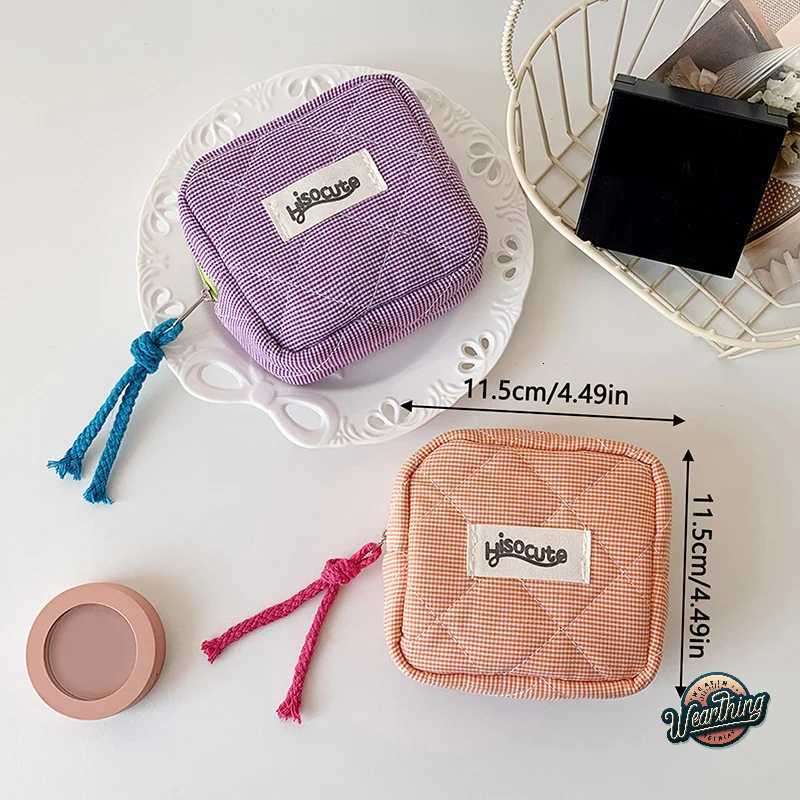 Cute Girls Wallet Mini Pouch Lattice Wallet Card Key Holder Zipper Coin Purse Women Portable Earphones Lipstick Small Zipper Bag G250802