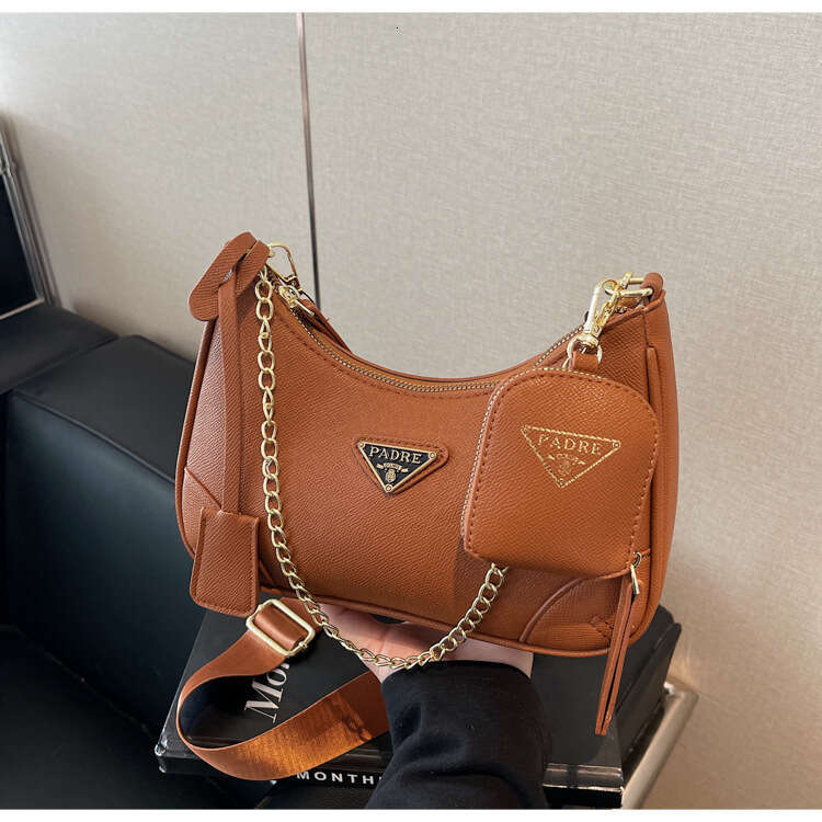 Women's Summer Versatile 2025 New Trendy Fashion Chain Crossbody High-end Niche Shoulder Underarm Bag