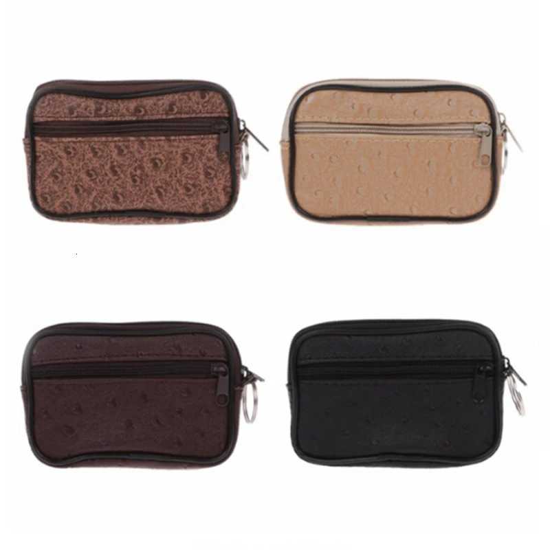 Men Small Coin Bag Casual Style Zipper Change Wallet Bag Small Soft Men Women Card Coin Key Holder G250802