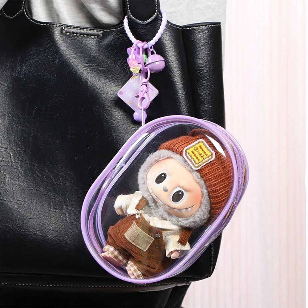 1Pcs Plush Doll Out Bag PVC Transparent Cotton Doll Pouch Thickened 3D Doll Protection Case for Anime Dolls Jewelry Organizer G250802