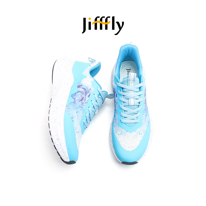 Jifffly men's running 2025 summer new mesh surface versatile shockproof anti-skid lightweight casual sports shoes