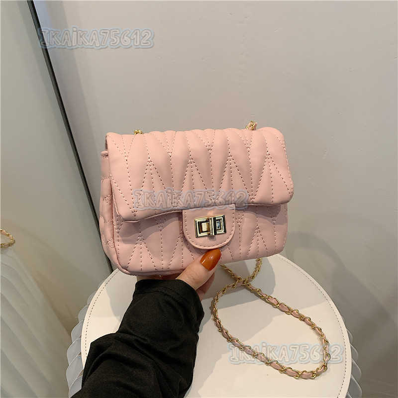 Fashion Single Shoulder Bag for Women 2025 Spring Summer New Simple Casual Chain Crossbody Bag Trendy Niche Small Square Bag H250804