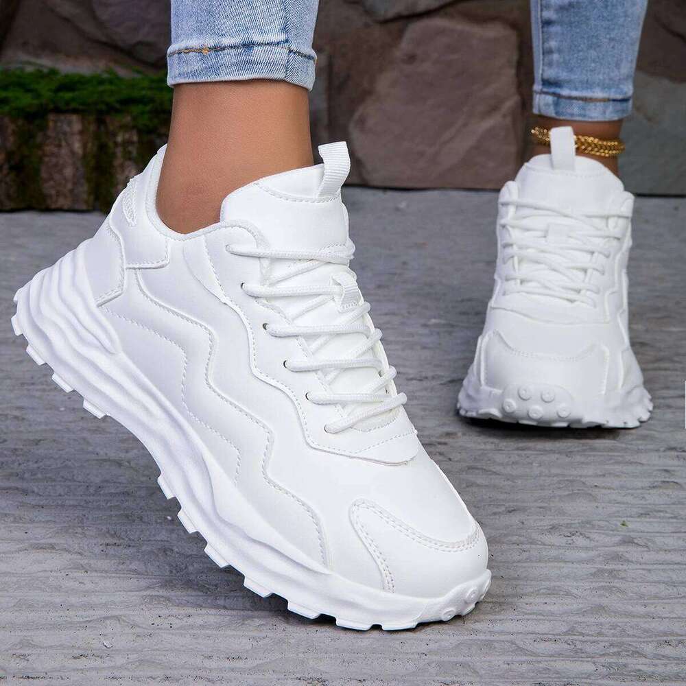 Fashion Woman Vulcanize Platform Casual Sneakers Women Flats Mesh Breathable Running Walking designer Shoes Chunky Sports Shoe