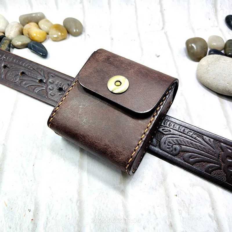 Blongk Multifunctional Key Holder Waist Bag Genuine Leather Car Key Case Folding Glasses Belt Pack for Men and Women 1652cg G250802