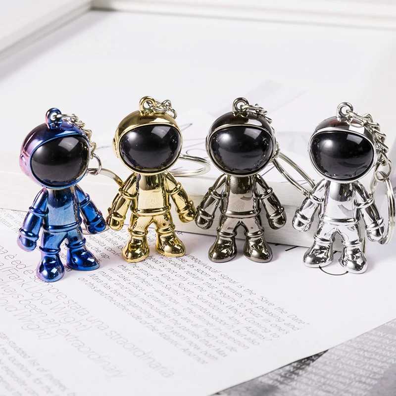 Plastic Space Human Spaceman Astronaut Keychain Keyholder Bag Pendant Decoration G250802