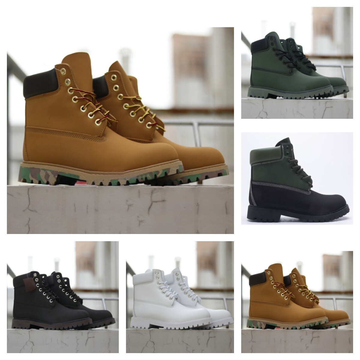 Boots Tims boots designer shoes Ankle Cowboy Water Booties Men Women Winter Shoes Platform Heels Boot s with tag designer shoes men designer shoes designer boots d1