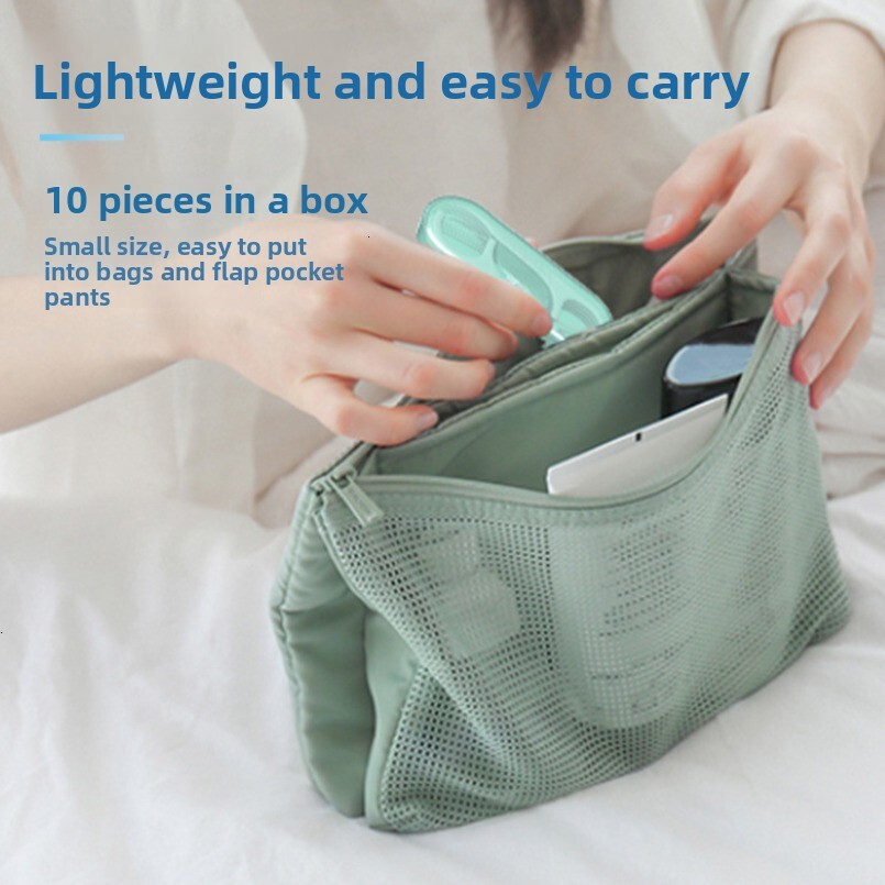 10ct Portable Box Disposable Toothpicks Dental Floss Picks