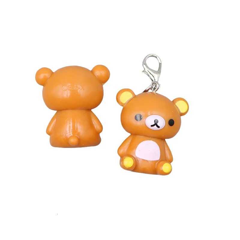 100% Cotton Linen Cotton Linen Cotton Linen Lazybear Doll Keychains Bag Clothing Puller Phone Rope Necklace Accessories Pendants Gift G250802