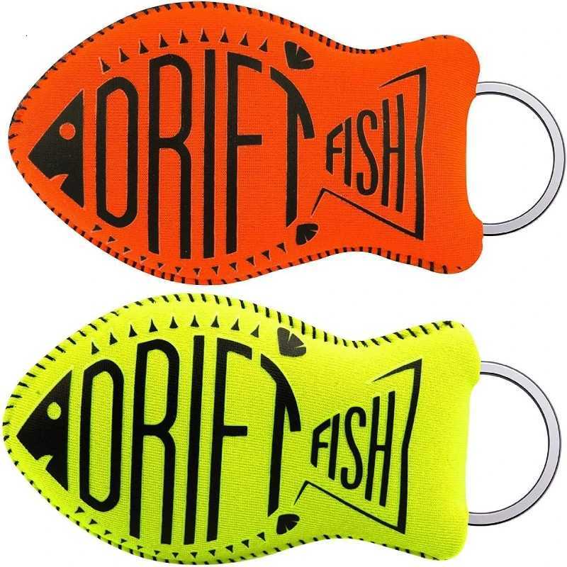 Floating Keychain Boat Keychain Float Key Ring Neoprene Fish Shaped Buoyant Key Fob for Swimming Water Sport Accessories G250802