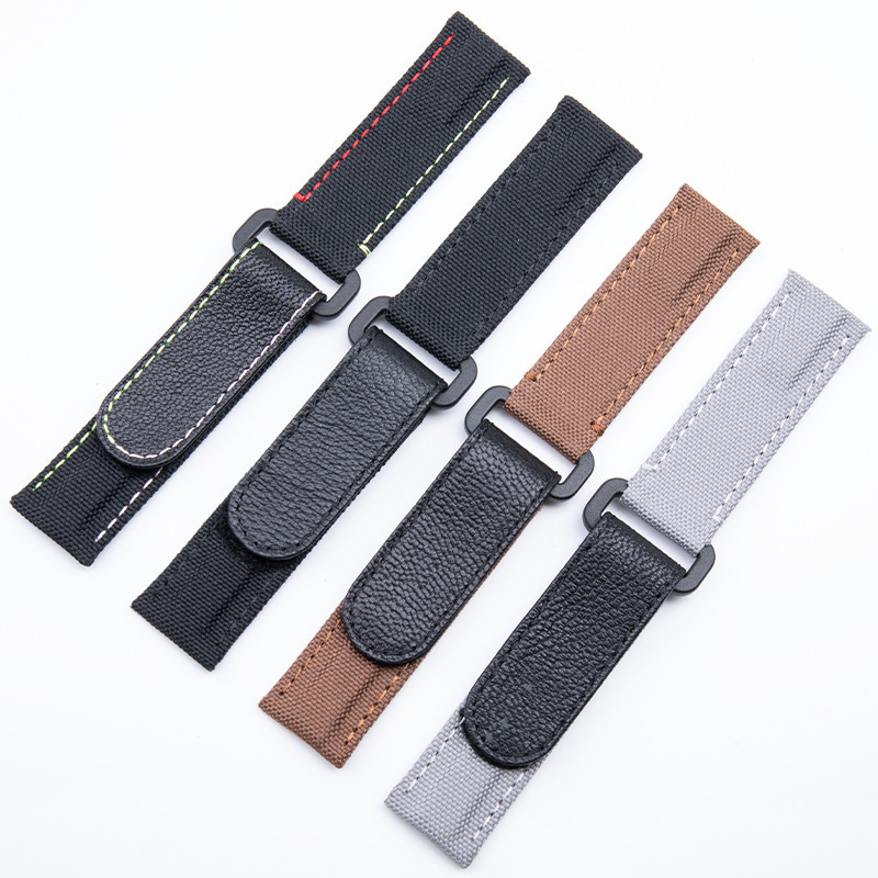 Precision nylon magnetic tape canvas watch strap 250804
