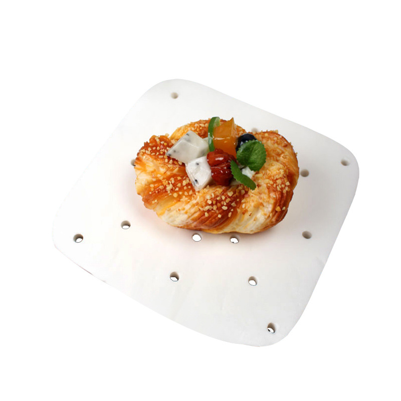 100 sheets of steamer paper air fryer paper square silicone oil paper baking paper thickened food grade oil absorption and antistick