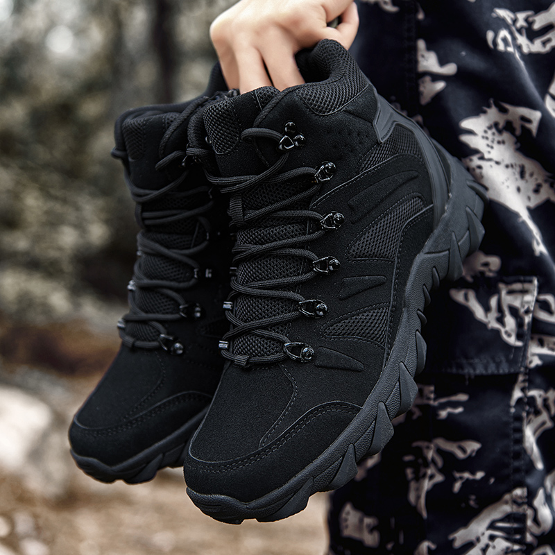 702 Spring and Autumn Breathable Martin Height Increasing Anti slip Boots Men's Outdoor Mountaineering and Off road Work Clothes Boots Desert Boo