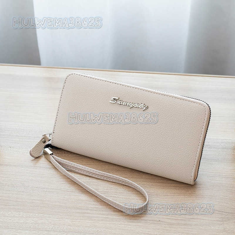 Womens Bag 2025 New Simple Fashion Lychee Pattern Clutch Long Wallet H250804