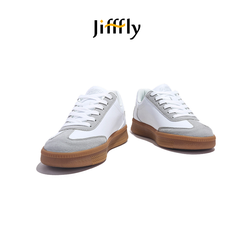 Jiffly Men's Fall-Winter Retro Casual Sneakers with Thick Sole