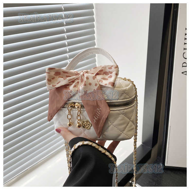 Trendy Mini Bags for Women 2025 New Handheld Small Bags Quilted Chain Bags Crossbody Bags Bowknot Bags H250804