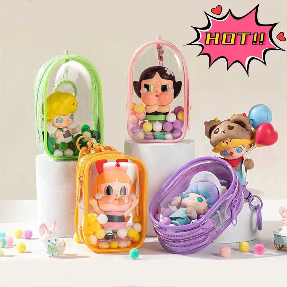 1Pcs Plush Doll Out Bag PVC Transparent Cotton Doll Pouch Thickened 3D Doll Protection Case for Anime Dolls Jewelry Organizer G250802