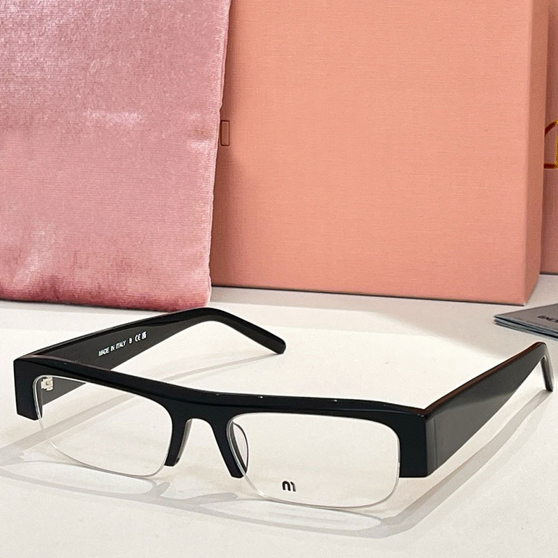 MUB07S Women Vedette Sunglasses Designer Narrow Frame Rectangular Sunglasses Womens Half Frame Glasses Outdoor UV Protection Top Quality