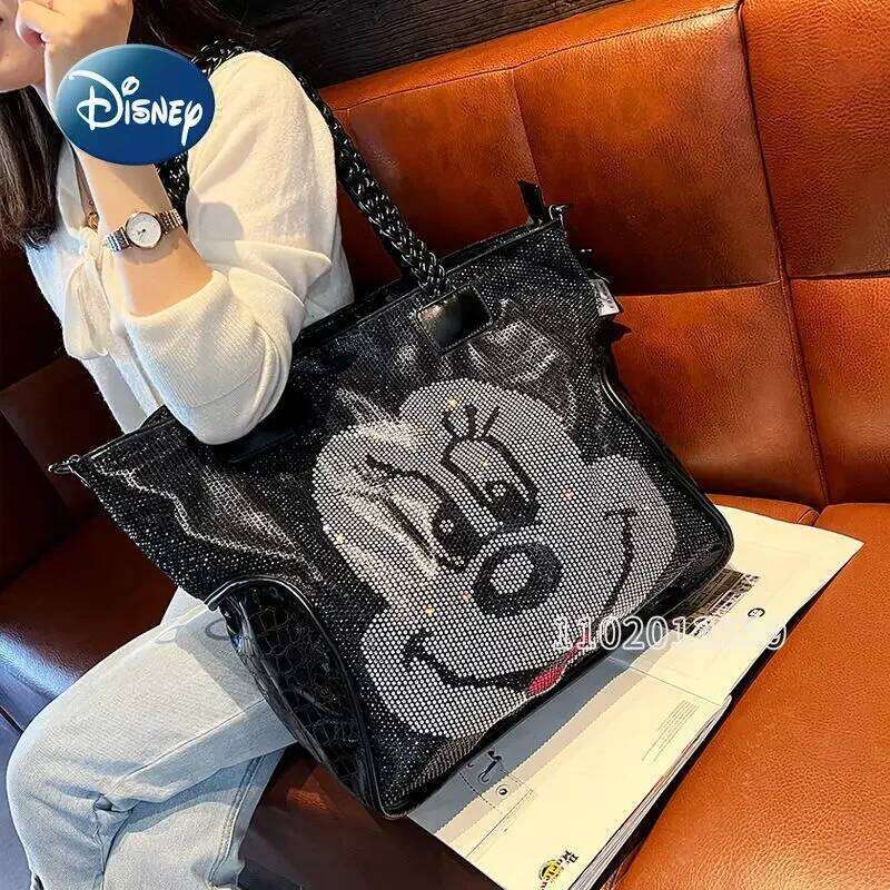 Minnie New Handbag Brand Dia Embedding Women's Large Capacity Fashion Shoulder Bag High Quality