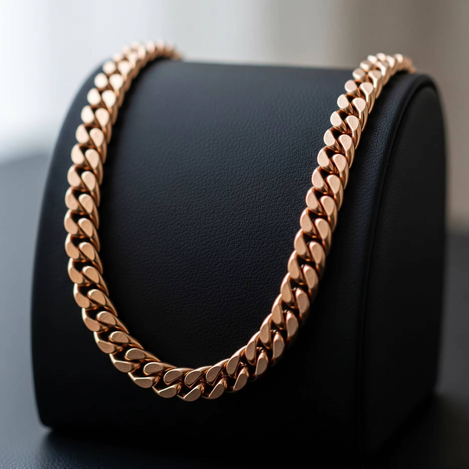 High Quality 925 Sterling Silver Cuban Chain Necklace Custom Made Multiple Sizes Rhodium Rose Gold Plated Fine Jewelry for Gift