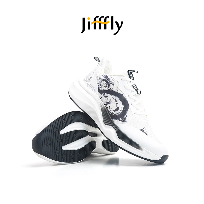 Jifffly men's running 2025 summer new mesh surface versatile shockproof anti-skid lightweight casual sports shoes