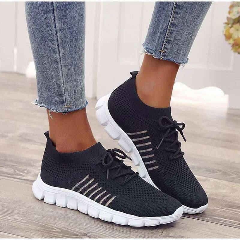 New Summer Sneakers Women Slip on Mesh Light Breathable Running designer Woman Walking Platform Comfortable Female Casual Shoes