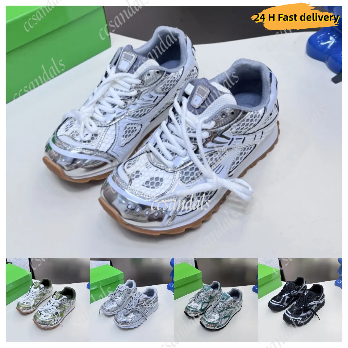 Orbit Sneaker Designer Runner Casual Shoes Women Men Luxury Leather Trainers Leather Mesh Nylon Fabric Sneakers Shoes 35-46