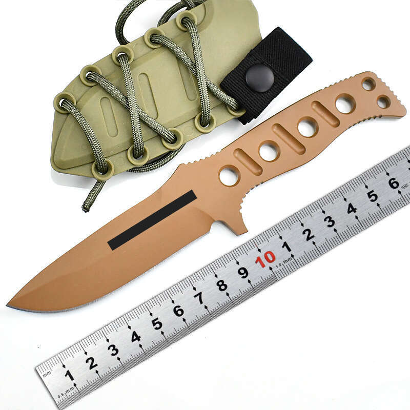 BM-375 Outdoor D2 Steel High Hardness Sharp Straight Multi-Functional Tactical Portable Survival Knife