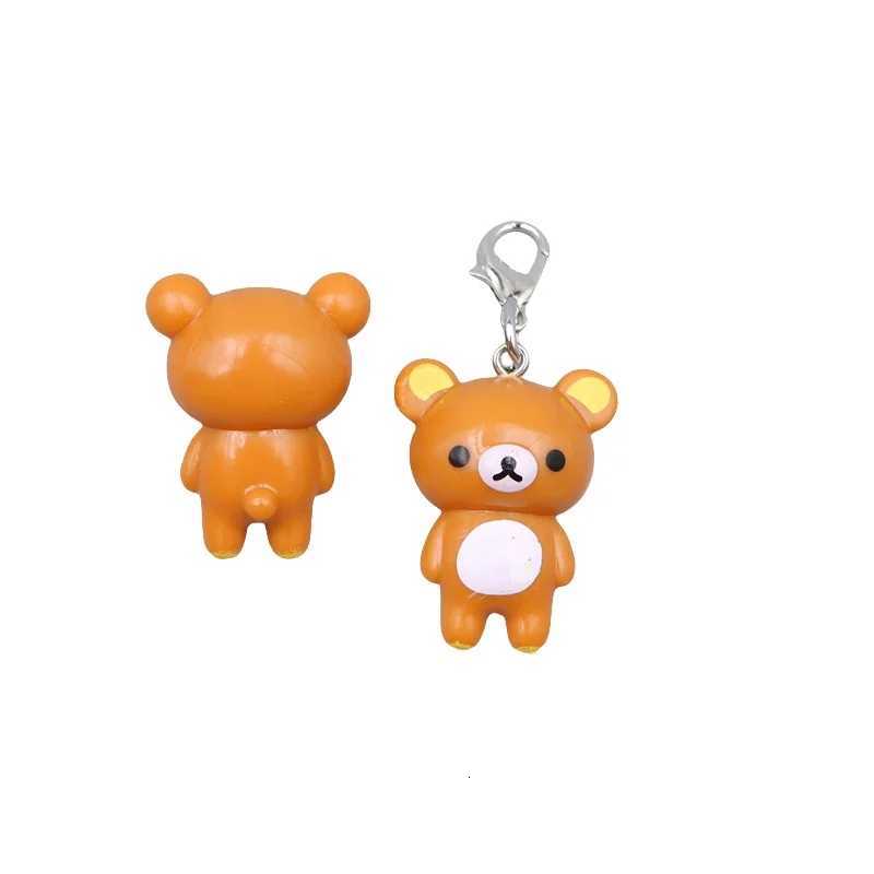 100% Cotton Linen Cotton Linen Cotton Linen Lazybear Doll Keychains Bag Clothing Puller Phone Rope Necklace Accessories Pendants Gift G250802