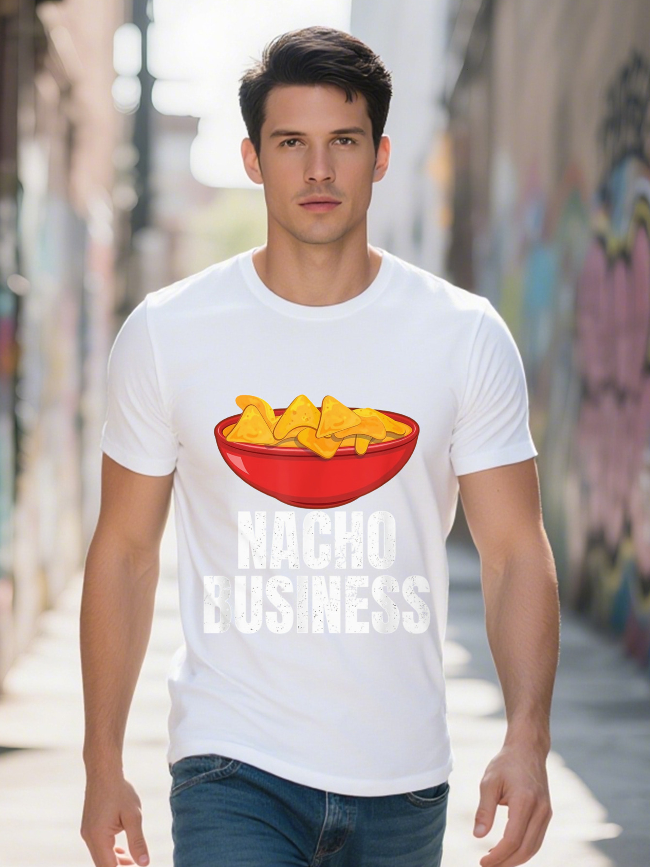Men S T-shirt g Cotton Business Funny Nacho Lover Mexican Food Gift T Shirt d89c1
