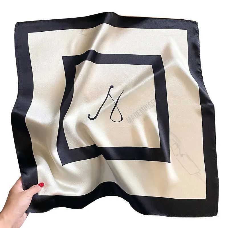 100% Silk Scarf Luxury Brand Bandana Wen Square Scarves Wrap Mberry High Quality Hijab Shawls Foard Kerchief X250804