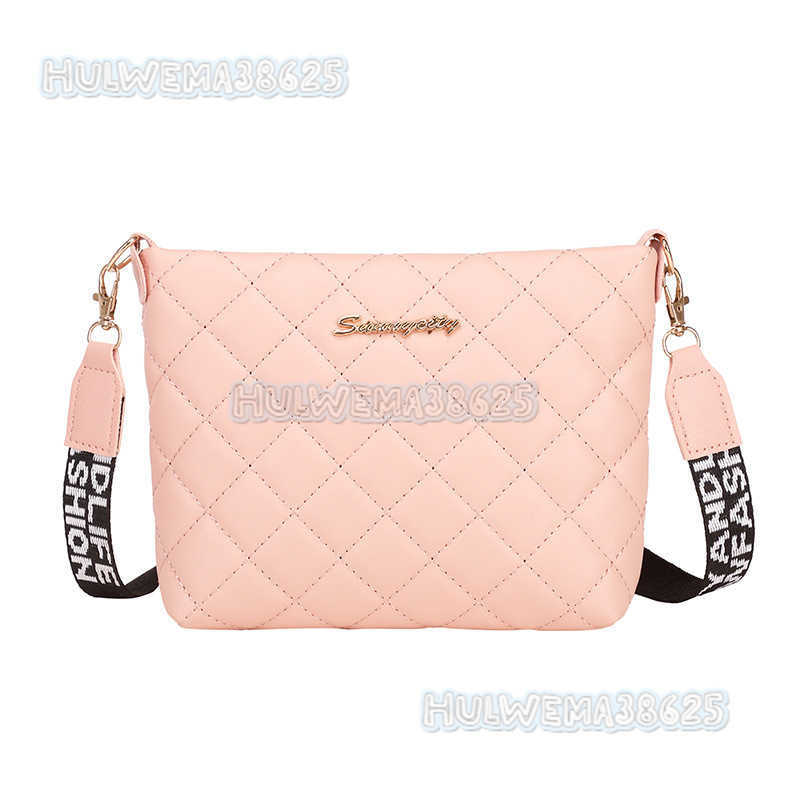 Minimalist Quilted Small Square Bag 2025 Autumn Winter New Fashion Womens Crossbody Phone Coin Purse Bucket Bag for Women H250804