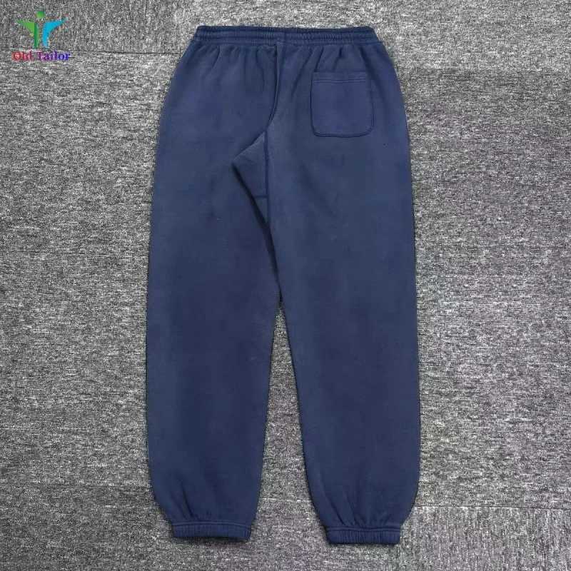 Highest Quality Winter Saint Fashion Retro Blue Angel Distressed Destroyed Sweatpants Casual Pants Saint Suit X250804