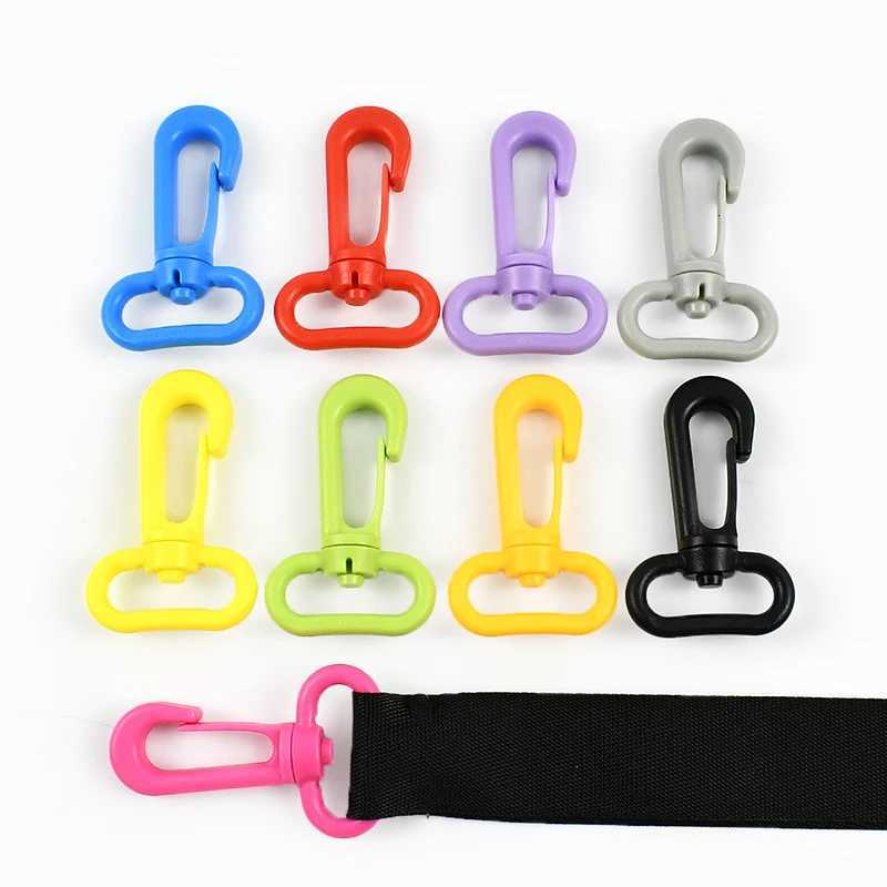 10/20P 13-31mm Backpack Strap Plastic Buckles Dog Collar Webbing Swivel Lobster Clasp Keychain Trigger Snap Hook Carabiner Clips G250802