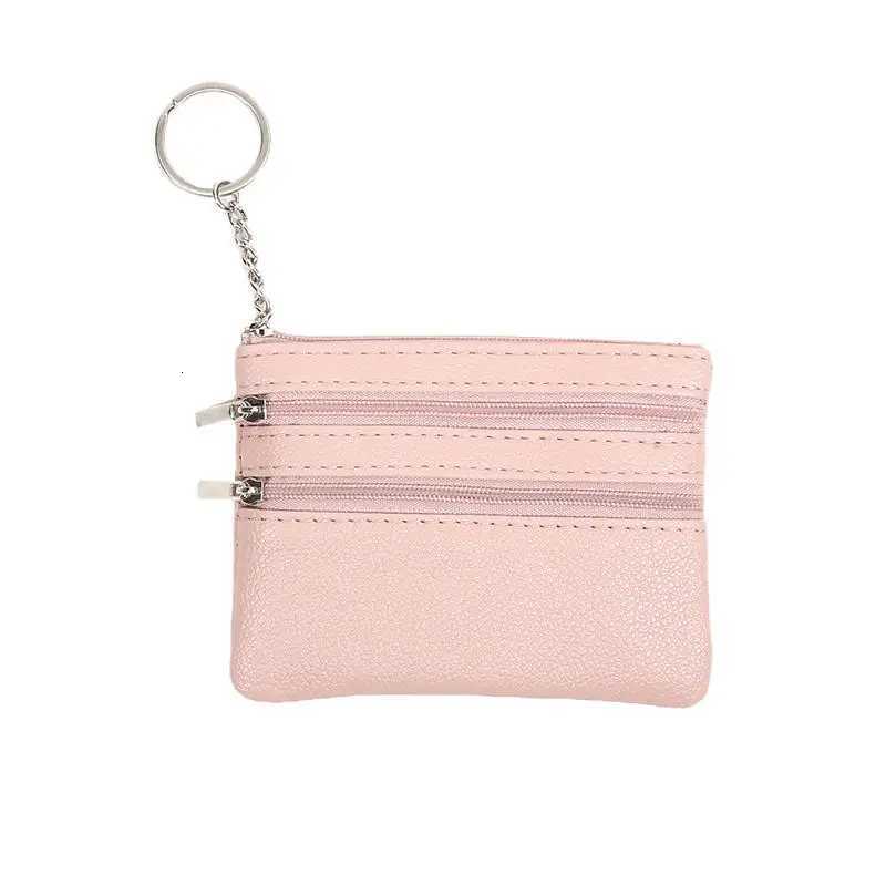 Pretty Zipper Card Wallet Coin Purses Womens Small Change Money Bags Pocket Wallets Key Holder Case Functional Pouch G250802